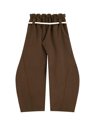Aelfric Eden Super Baggy Barrel Sweatpants Wide Leg Pants for Women Men Casual Elastic Waist Unisex Lantern Trouser Pants thumbnail 2