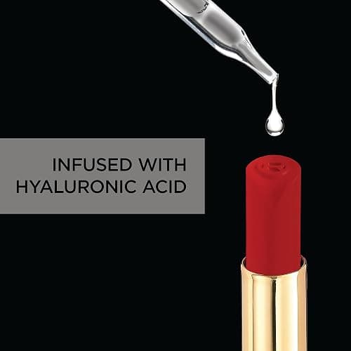 L'Oreal Paris Colour Riche Intense Volume Matte Lipstick, Lip Color Infused with Hyaluronic Acid for up to 16hr All Day Comfort, Le Wood Nonchalant, 0.06 Oz thumbnail 4