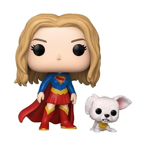 Funko Pop! & Buddy: Supergirl - Supergirl with Puppy Krypto - Collectable Vinyl Figure - Gift Idea - Official Merchandise - Toys for Kids & Adults - Marvel Fans - Figure for Collectors and Display thumbnail 2