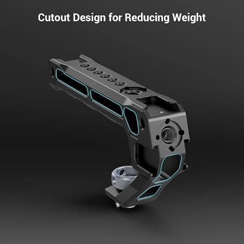 SmallRig Top Handle with 3/8"-16 Locating Pins for ARRI Grip for Camera Cage, Universal Video Rig with 5 Cold Shoe Adapters to Mount DSLR Camera with Microphone/LED Light/Monitor - 3765 thumbnail 6