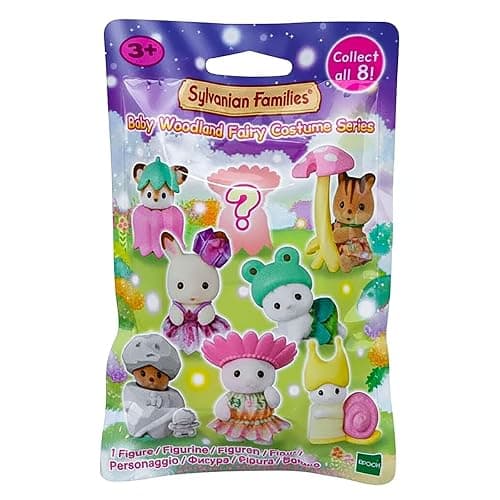 Sylvanian Families Baby Collection Fairy Forest Friends Series - Woodland Fairy Costume Mini Figures Collectible Blind Bag Toy for Kids (3+ Years) thumbnail 3