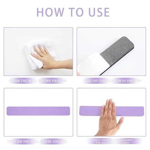 Bulletin Board Cork Board Cork Boards for Walls Cork Board for Office Pin Board Bulletin Boards for Walls (Light Purple) thumbnail 5