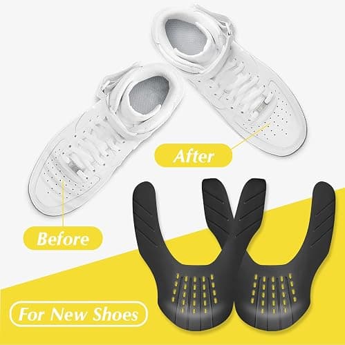 GORYGOLD 6 Pairs Crease Protector Shoe Guard for Sneakers: AJs, AF1, Dunks & More, Anti Crease Shoe Protector for Men Women Youth Kids, Size 6-10 thumbnail 6