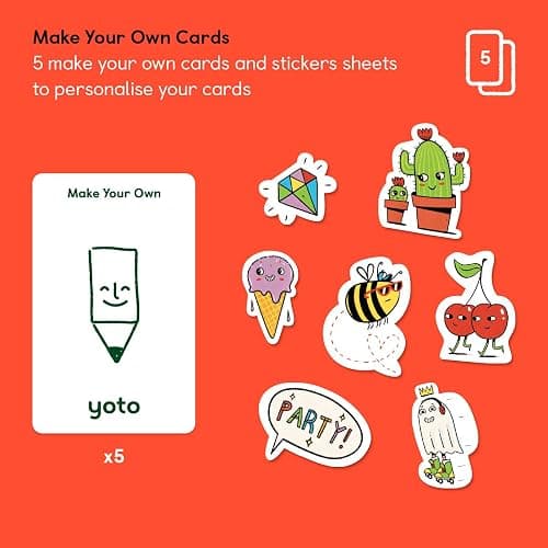 Yoto Make Your Own Cards – 5 Blank Audio Cards for Use with Kids Yoto Player & Mini Bluetooth Speaker, Play Audiobook Stories Music Radio Podcasts Learning Activities, Fun Gift for Children All Ages thumbnail 3