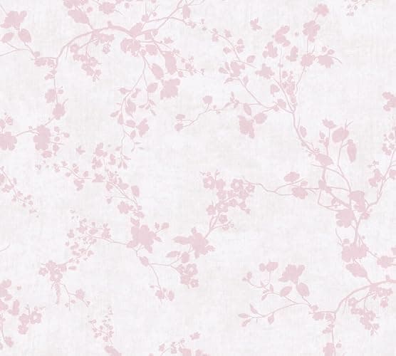 A.S. Création Lilly & Luis papel pintado no tejido con motivo para niños en crema, rosa – papel pintado con ramas 10,05 x 0,53 m – 770791 thumbnail 3