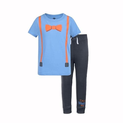 Blippi Boys 2 Piece Short Sleeve T-Shirt and Pants Set for Toddler and Big Kids - Image 1
