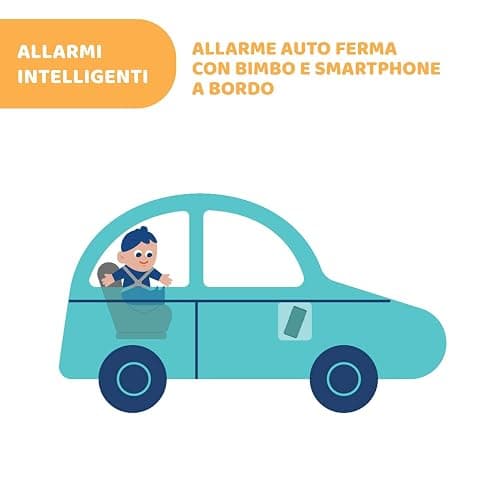 Chicco Bebècare Easy-Tech Dispositivo Anti Abbandono Universale Per Seggiolino Auto, Bianco Blu, ‎16 x 11 x 2.5 cm, 60 grammi thumbnail 9