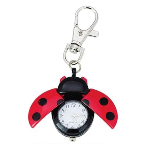 Vavna New Absolute Fancy Ladybug Vintage Quartz Animal Keychain Pendant gift - Image 1