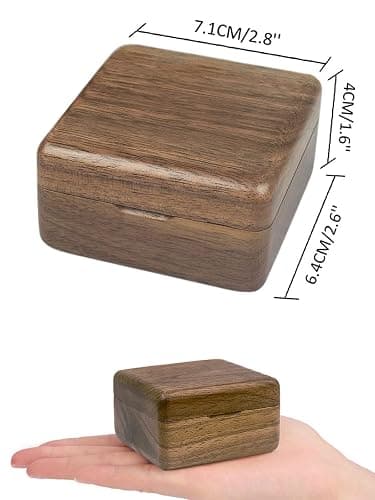 Sinzyo The Legend of Zelda Music Box Vintage Musical Boxs Gift for Birthday Valentine's Day Christmas Day(Walnut Wooden Box) thumbnail 2