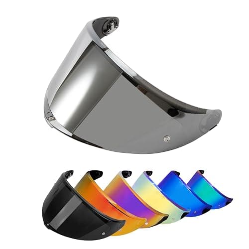PSLER Helmet Visor for K6 K6s - K6 K6 s Visor Helmet Face Shield Helmet Accessories Replacement for K6 K6s,Silver-Mirror - Image 1