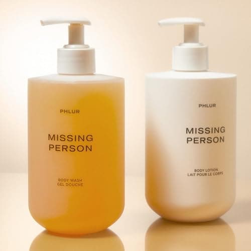 PHLUR Missing Person Body Lotion - Moisturizes & Replenishes Dry Skin - Floral Body Lotion with Bergamont, Musk, Orange & Sandalwood (16 Fl Oz) thumbnail 3