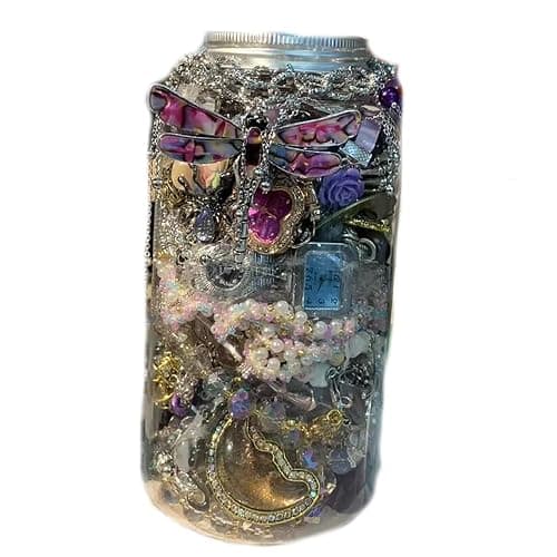 mystery jewelry jar custom mystery jewelry jar vintage whimsical fairy gothic - Image 1