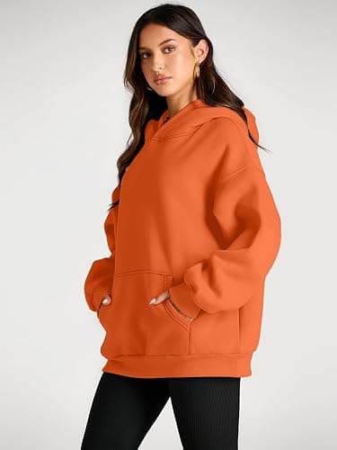 Trendy Queen Womens Oversized Hoodies Fleece Sweatshirts Fall Fashion Pullover Sweaters Winter Clothes thumbnail 3