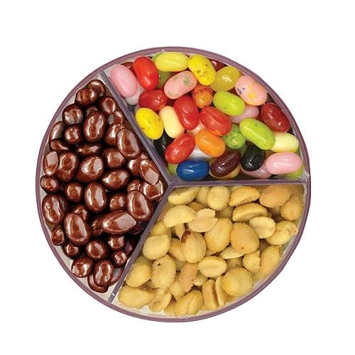 Handy Gourmet Original Triple Candy Machine-Fun Candy & Nut Dispenser-New & Improved (Pearl White), Standard (JB8450PWHI) thumbnail 4