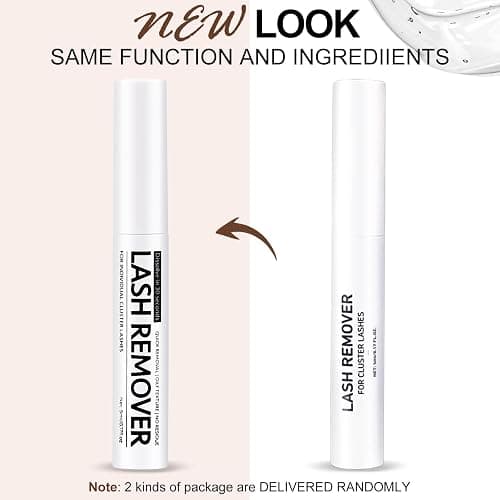 Miuffue Eyelash Glue Remover 5ML Cluster Lash Remover for Individual False Lashes, Bond and Wispys, Gentle Non-irritating Mascara Wand thumbnail 6