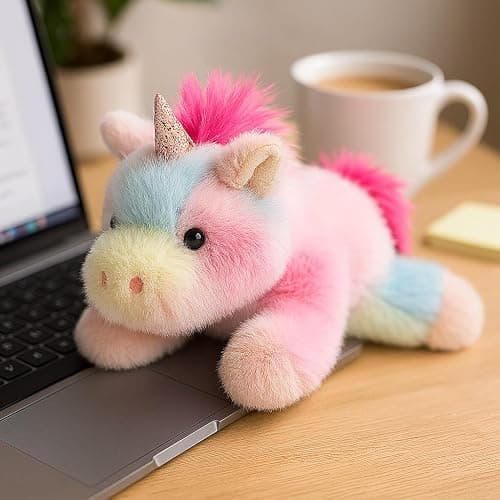 Mushymallow Adorable Rainbow Unicorn Stuffed Animal Soft Unicorn Plush Toy Cute Birthday Gifts for Boys Girls Kids Toddlers thumbnail 5