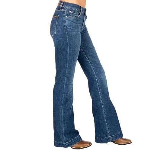 7 for All Mankind Womens 7 for All Mankind Women's Tailorless Dojo Regular Fit Flared Jeans thumbnail 3