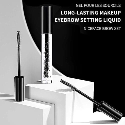 DAGEDA Clear Eyebrow Setting Gel, 2 Pack Brow Fix Gel, Waterproof And Sweat-Proof Eyebrow Repair Liquid Brows Styling Beauty Salon Home Use Makeup, 1.81oz thumbnail 2