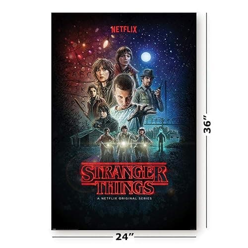 Stranger Things 1, 2, 3, 4 & 5 - TV Show Poster Set (Seasons 1, 2, 3, 4 & 5 - Regular Styles - Version 4) (Size: 24" x 36" each) thumbnail 2