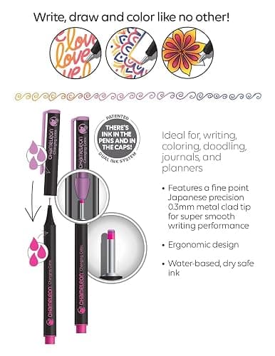 Chameleon, Fineliner Pens, Coloring/Drawing Markers - Brilliant Colors, Set of 48 thumbnail 9