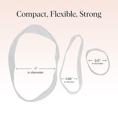 Kitsch Hair Ties No Damage for Kids, Teens and Women - Rubber Bands for Hair Styling | No Snag Hair Elastics | Daily Hair Accessories | Ideal Gifts for Women - 500pcs (Clear) thumbnail 5