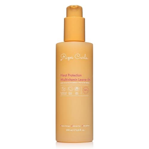 Rizos Curls Multivitamin Leave-In Heat Protection Up to 450°F – Strengthen, Repair & Add Shine to Straight, Wavy, Curly, Coily Hair Types 1a–4c – Sulfate & Paraben Free - Image 1