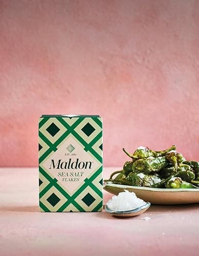 Maldon Salt, Sea Salt Flakes, 8.5 oz (240 g), Kosher, Natural, Handcrafted, Gourmet, Pyramid Crystals (Packaging May vary) (Pack of 2) thumbnail 4