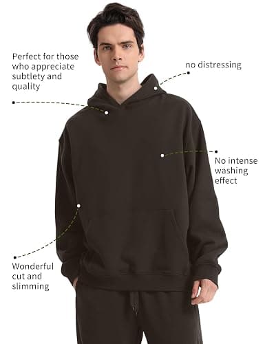 FAIABLE Mens Super Soft Oversized Hoodie Acid Wash Hoodie Heavyweight Fashion Hoodies & Sweatshirts for Men Women Couples thumbnail 2