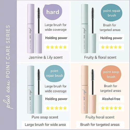 Plus eau Hair Finishing Stick – Fruity Floral Scent, Strong Hold for Flyaways & Bangs, Non-Sticky, Made in Japan, 0.34 fl oz (10ml) thumbnail 6
