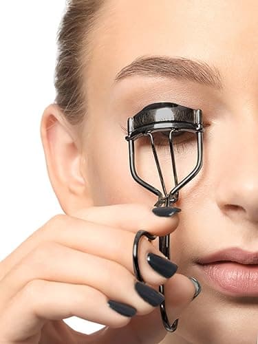 TPPICK Eyelash Curler Kit Metal Lash Curlers with Eyelashes Separator Comb Tools & 6 Replacement Refill Pads (Black) - Black thumbnail 6