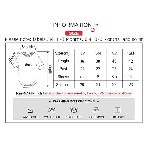 MAMIMAKA Newborn Baby Short Sleeve Bodysuit Cotton One-Piece Baby Clothes 5-Pack, 0-12 Months - 0-3 Months - Five Piece Bodysuits-7 thumbnail 6