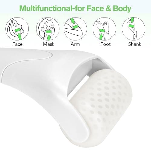 Fronnor Ice Roller for Face,Eyes,Facial Massager Tool,Soothing Skin Care Tool,Cooling Skincare Device for Puffiness,At-Home Spa Gift for Women(White) thumbnail 6