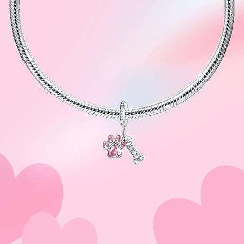 Alstiva Tiere Hase Vierblättriges Kleeblatt 925 Sterling Silber 5A Zirkonia Charm Anhänger für Armband Charm Bead Pendant für Europäische Armbänder Halsketten Schmuck Geschenk für Damen thumbnail 4