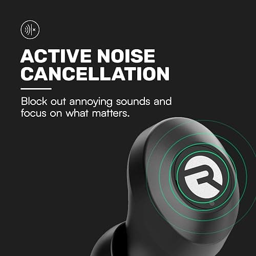 Raycon Everyday Earbuds Classic Bluetooth Wireless with Microphone - Stereo Sound, Active Noise Canceling, in-Ear Bluetooth Headset True Wireless Earbuds 32 Hours Playtime (Blue) thumbnail 5