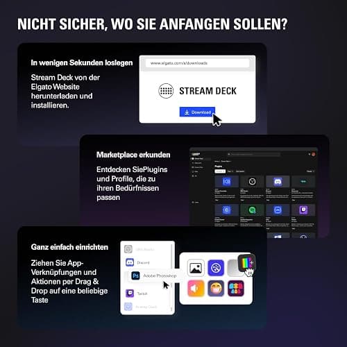 Elgato Stream Deck +, Audiomixer und Studio-Controller | LCD-Tasten, Regler und Touch-Leiste, Multiaktionen, Smart-Profile, Wave-Link-Mixing, Mac und PC thumbnail 7