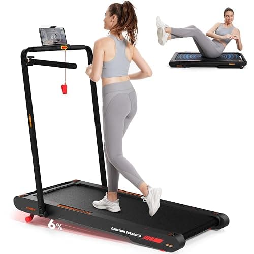 Sperax Walking Treadmill Pad with APP, 3 in 1 Under Desk Treadmill, 400W Low Noise Walking Vibration Pad with Remote Control,Portable Treadmills for Home Office - Image 1