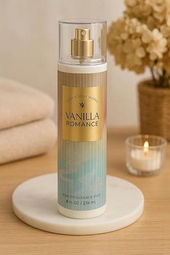 Bath & Body Works Vanilla Romance Fine Fragrance Mist 8 fl oz – Sweet Vanilla, Jasmine Petals & Amber Blend – Body Spray for Women & Men – Light Scented Mist for Daily Refresh or Layering thumbnail 2