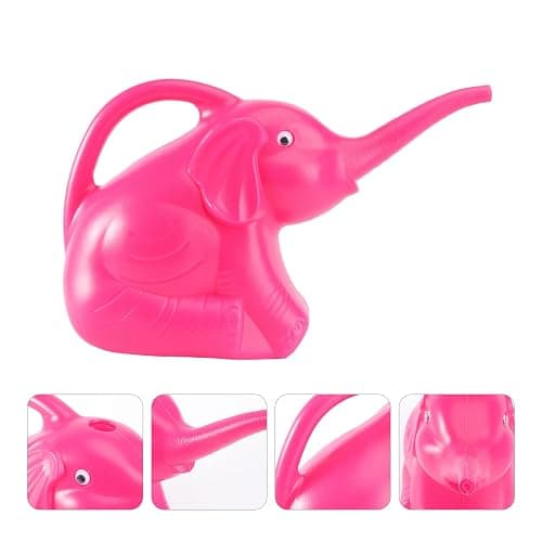 VILLCASE Classic Plastic Watering Can with Creative Animal Patterns for Indoor and Outdoor Gardening Easy Grip Handle Suitable for Amateur and Professional Gardeners Random Random Color thumbnail 8