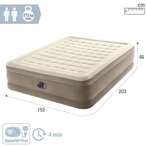 Intex Queen Ultra-Plüsch-Luftbett mit Fiber-Tech RP, aufgeblasene Größe: 152 cm x 203 cm x 46 cm (64428ND) thumbnail 3