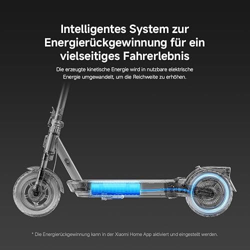 Xiaomi E-Scooter 4 Lite, 4 Pro Plus, 4 Ultra, 5 Elite, 5, 5 Pro oder 5 Max mit Deutscher Straßenzulassung (max 20km/h, bis zu 70km Reichweite und 25% Steigung, Luftreifen, Dual-Bremsen, Display, App) thumbnail 13