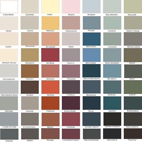 ALL-IN-ONE Paint by Heirloom Traditions, Truffle (Warm Dark Brown), Gallon - Durable cabinet and furniture paint. Built in primer and top coat, no sanding needed. Includes our 30 featured color card. thumbnail 5
