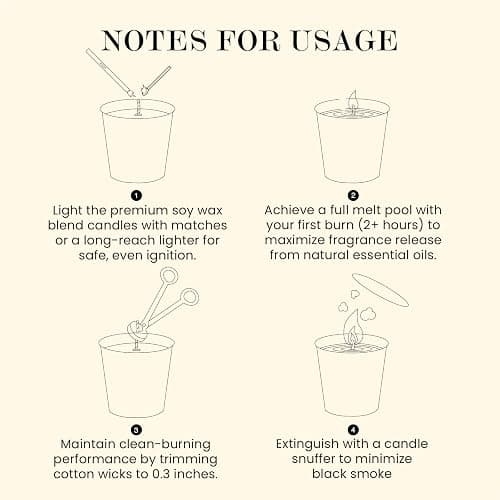 M&SENSE Natural Soy Candle| Bamboo Stream | 8.82 oz, 50H Burn | Minimalist Scented Candle for Relaxation, Gifting, Home Décor | for Bedroom, Office, Party Medium thumbnail 5