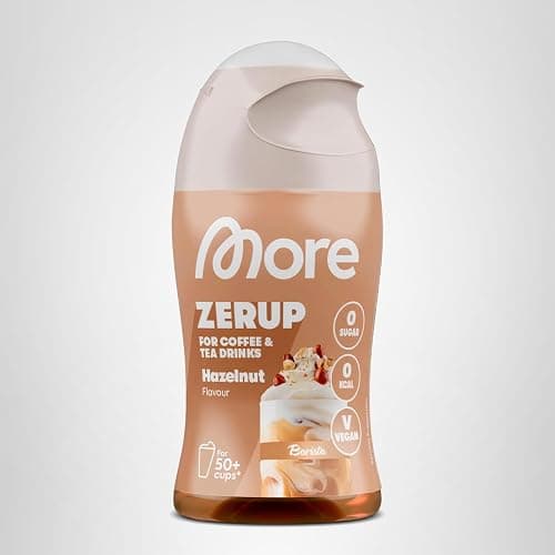 MORE Barista Zerup, Hazelnut, 65 ml, für Kaffee, Tee und Heißgetränke, vegan, zero Kalorien - made in Germany thumbnail 8