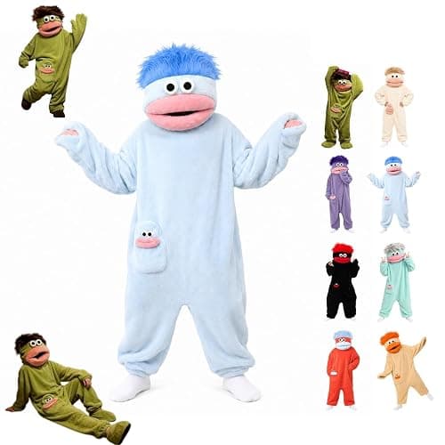 Fuzzy Fangs Pajamas Plush Monster Onesie, Big Mouth Monster Onesie,Cozy Home Loungewear,Soft Fabric,Long - Image 1