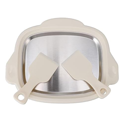 Instant Ice Cream Maker, Rolled Cream Maker, Instant Gelato Pan Roll, with 2 spatula, Frozen Fried Yoghurt Plate Mini Freezer Kit Machine, Ice Stir Frying Machine with 2 Shovels thumbnail 4