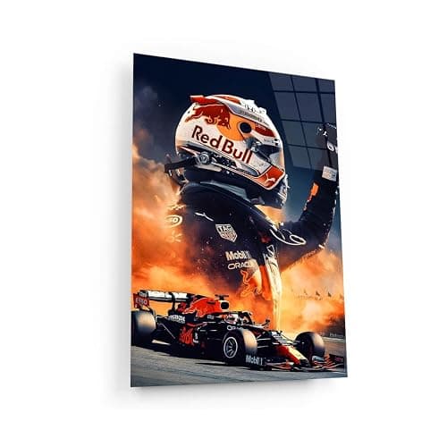 Max Verstappen Poster, Formula 1 Print, Red Bull Racing, Sports Office Wall Art, Bedroom Poster, F1 Wall Decor - Image 1