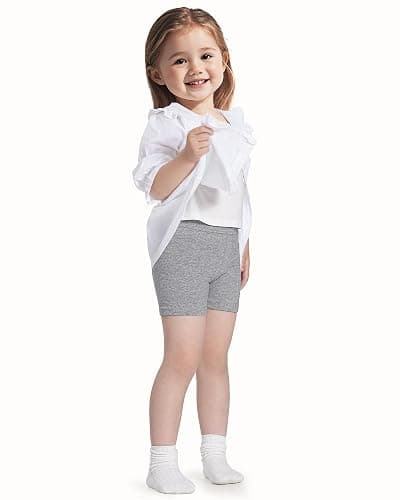 ZUEMET 3 Pack Baby Girls Bike Shorts Toddler Girl Athletic Dance Short Soft Cotton Summer Clothes Size 18M-5T thumbnail 2