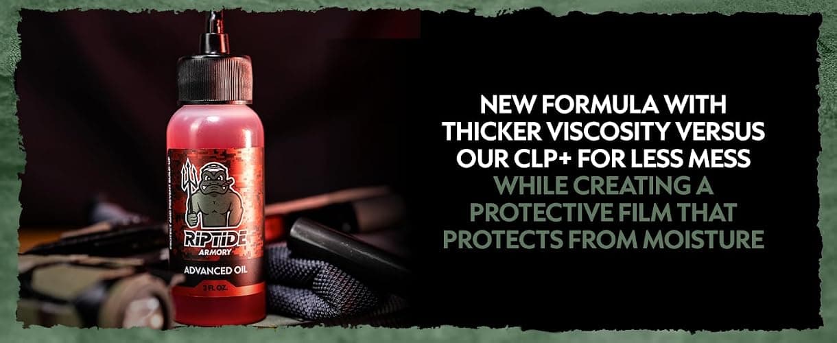Riptide Armory Advanced Gun Cleaner & Gun Oil Kit - Cleans, Lubes, Protects Targeted Long-Lasting Formula - Nano Coat Technology - Veteran Founded & Formulated by Former US Navy Seal thumbnail 5