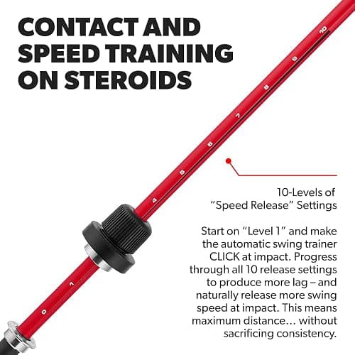 Performance Golf Click Stick - Swing Trainer for Automatic Release I Auditory Feedback I Core Golf Swing Mechanics Improvement thumbnail 3