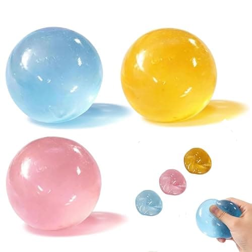 Coconut Oil Squishy, 3PCS Coconut Oil Stress Ball, Handmade Slow Rising Fidget Squeeze Toy for Stress Relief, Anxiety Calming Sensory Toy - Image 1